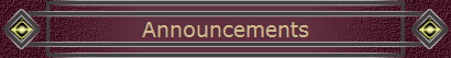 Announcements